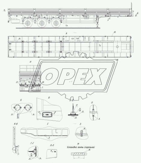 1/32802/01 Винт С/И М8х50х1,25 Р=25 (табл. ВАЗ 10530) БелЗАН
